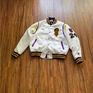 Boss donated this jacket. Kobe Bryant jacket size 2XL